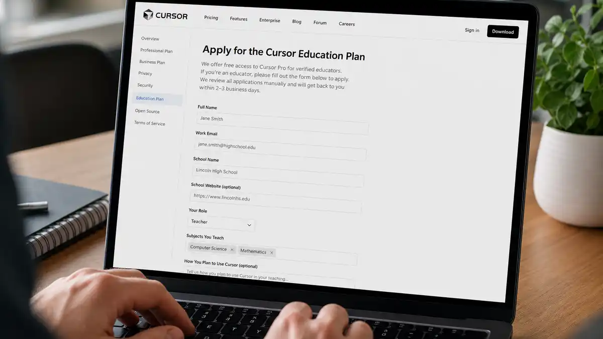 cursor education plan how to apply