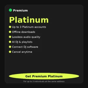 Spotify Premium Platinum - 1 Month